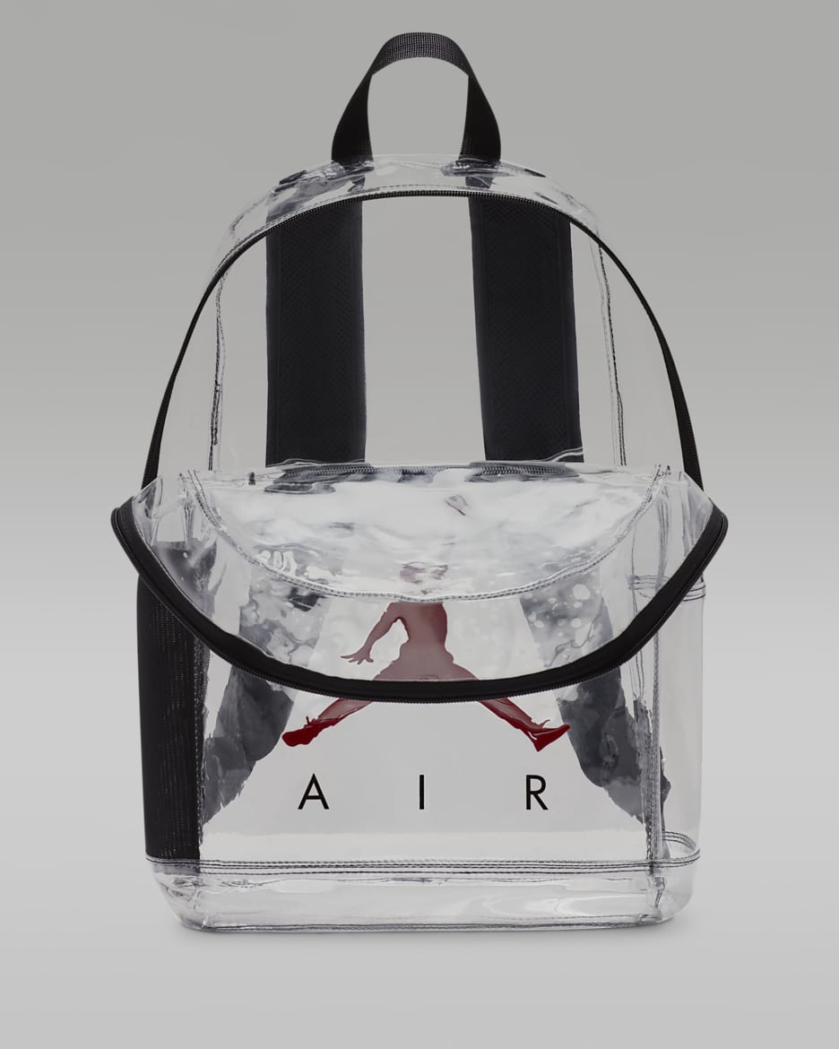 Clear jordan backpack outlet
